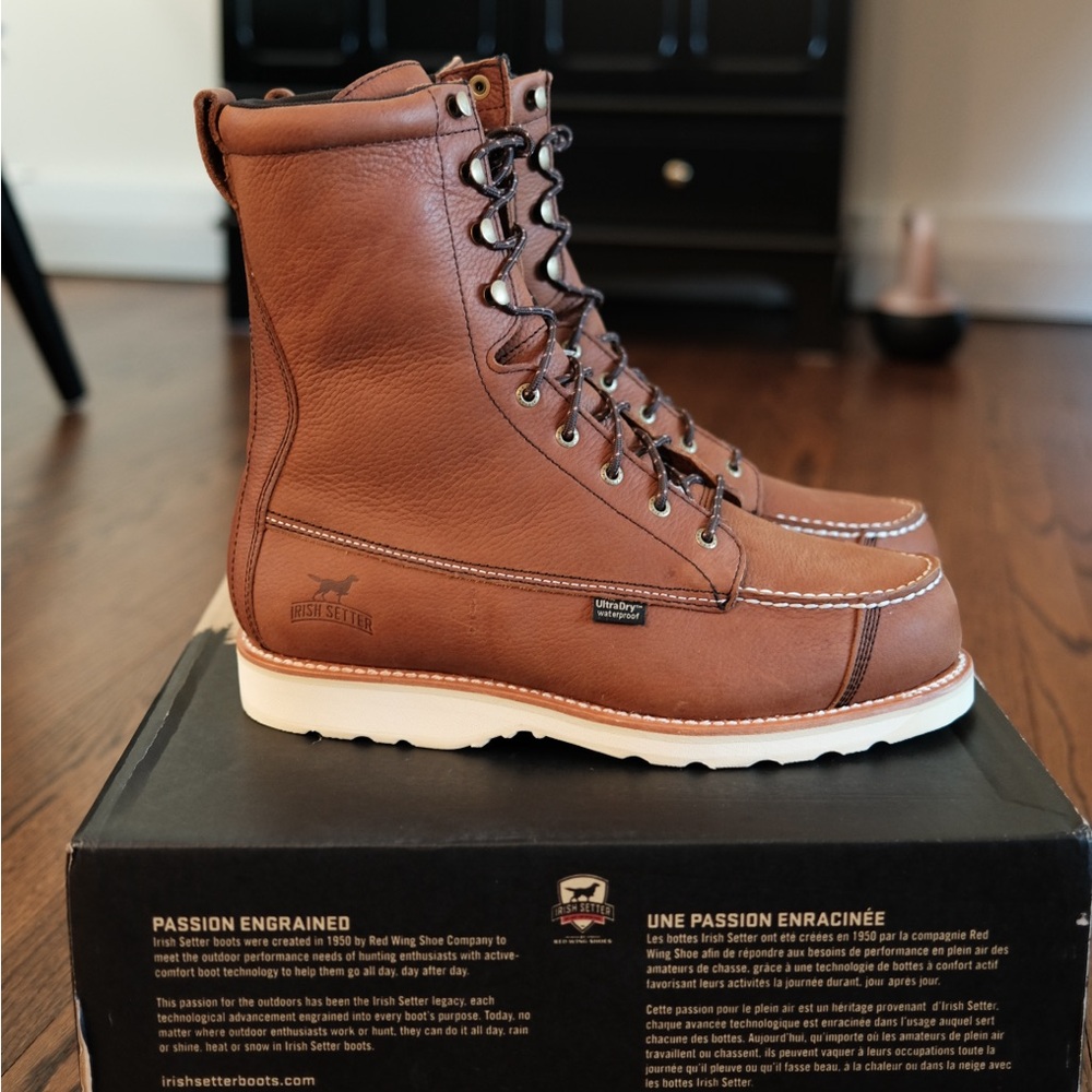 Irish Setter WINGSHOOTER Men's 9-inch Waterproof and Insulated Leather Boot